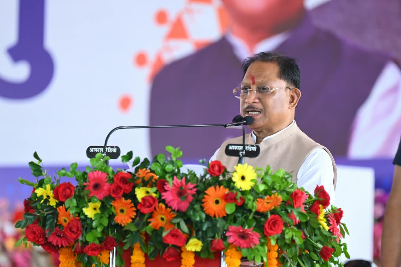दुर्ग में सेवा सेतु शिविर: मुख्यमंत्री विष्णुदेव साय ने 218 करोड़ रुपये से अधिक के विकास कार्यों की दी सौगात