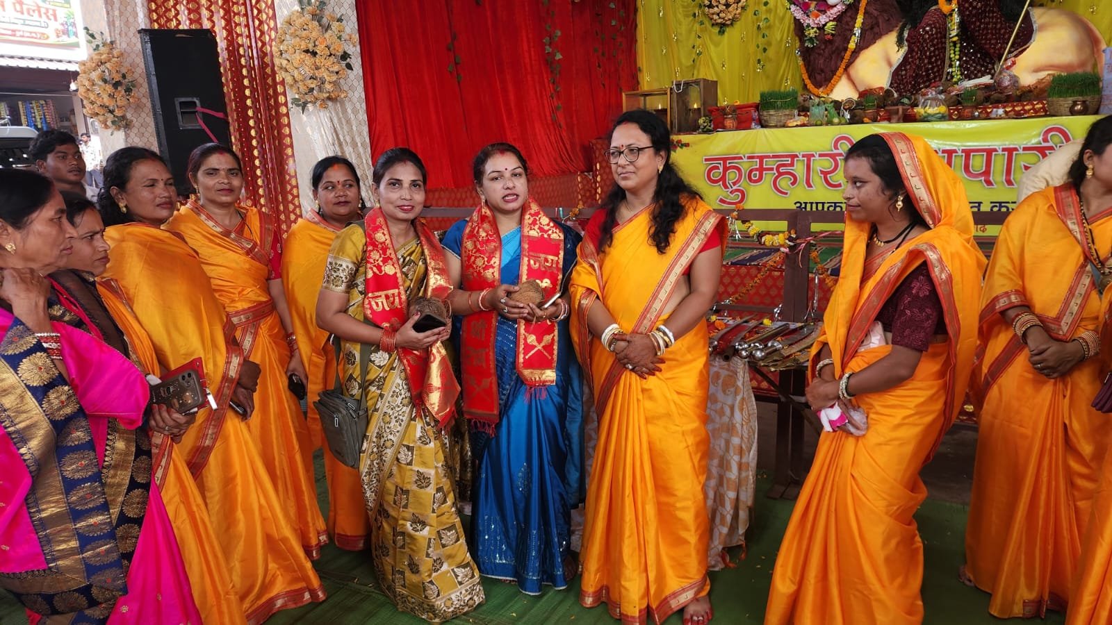 भिलाई-3 और कुम्हारी में मातृशक्ति ने किया शस्त्र पूजन, महिलाओं ने लिया सहभागिता
