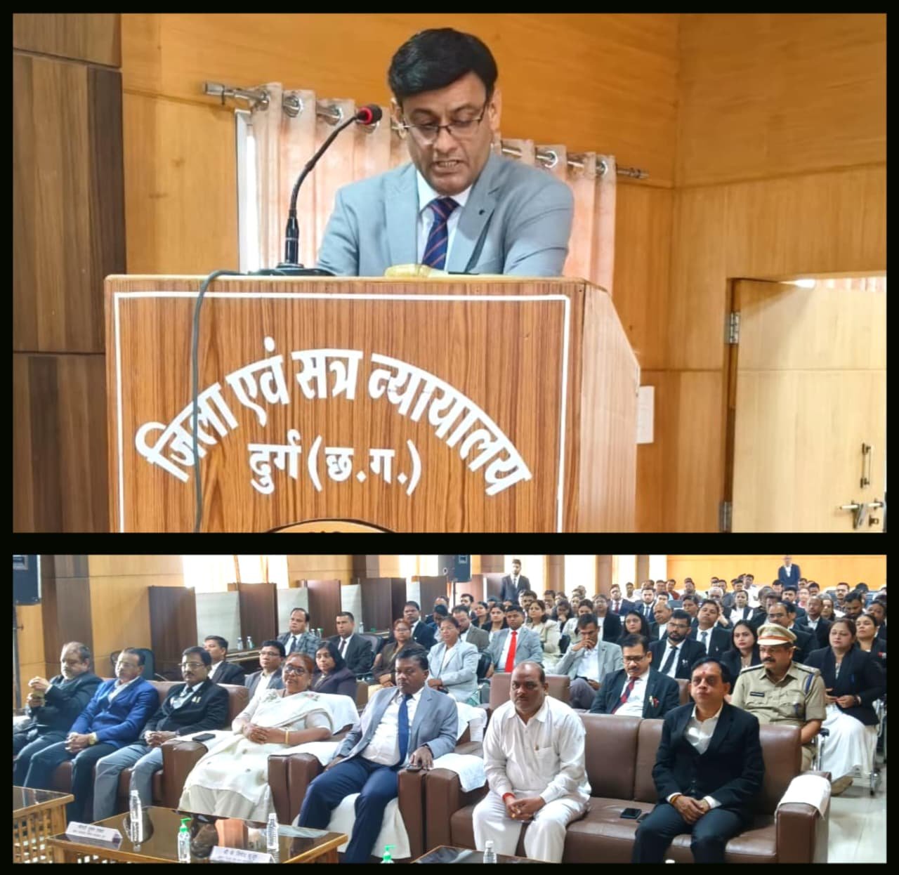 तकनीक और कानून के समन्वय से सशक्त होगी न्यायिक व्यवस्था, दुर्ग जिला न्यायालय में ‘न्याय श्रुति नियम, 2025’ पर संगोष्ठी आयोजित